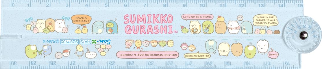 San-X Sumikko Gurashi 2021 Folding Ruler American Comic Style Sq87702