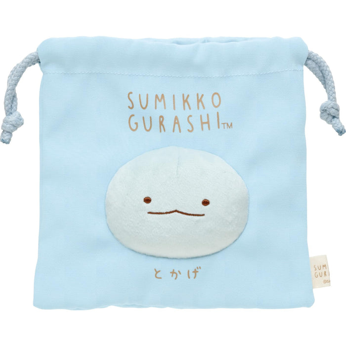 San-X Sumikko Gurashi Lizard Face Drawstring Bag - CA50605 Durable and Cute