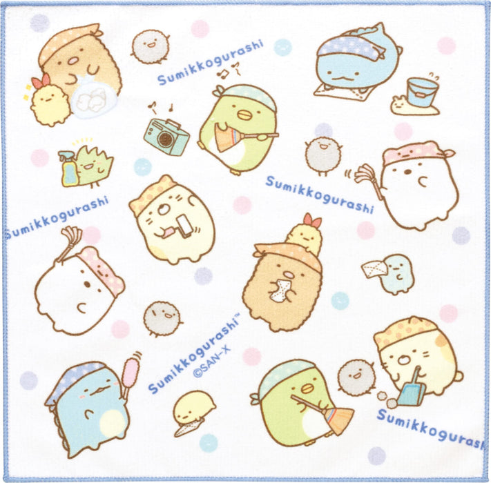 Lot de 2 serviettes en microfibre San-X Sumikko Gurashi CM39604 Douces et absorbantes