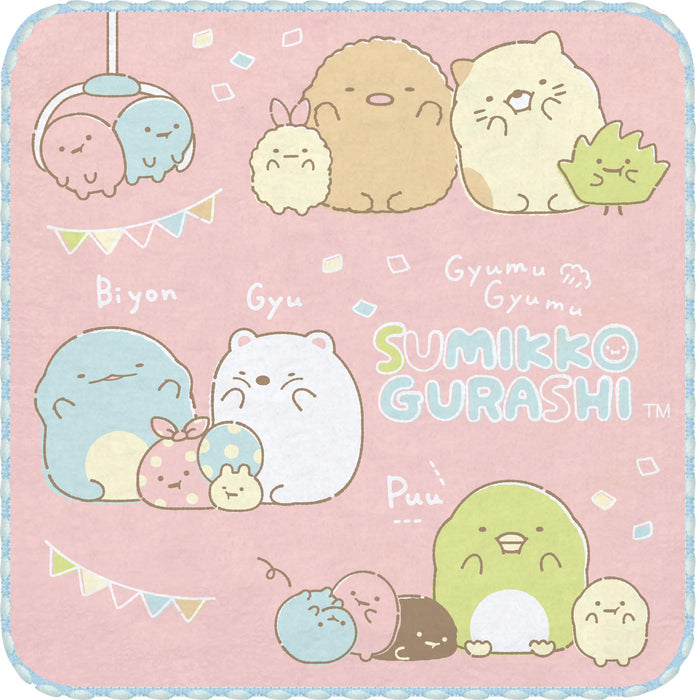 San-X Sumikko Gurashi Mini-Handtuch-Set mit 3 blauen cm45303 weichen, saugfähigen Handtüchern