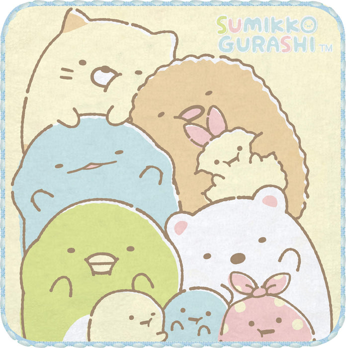 San-X Sumikko Gurashi Mini-Handtuch-Set mit 3 blauen cm45303 weichen, saugfähigen Handtüchern