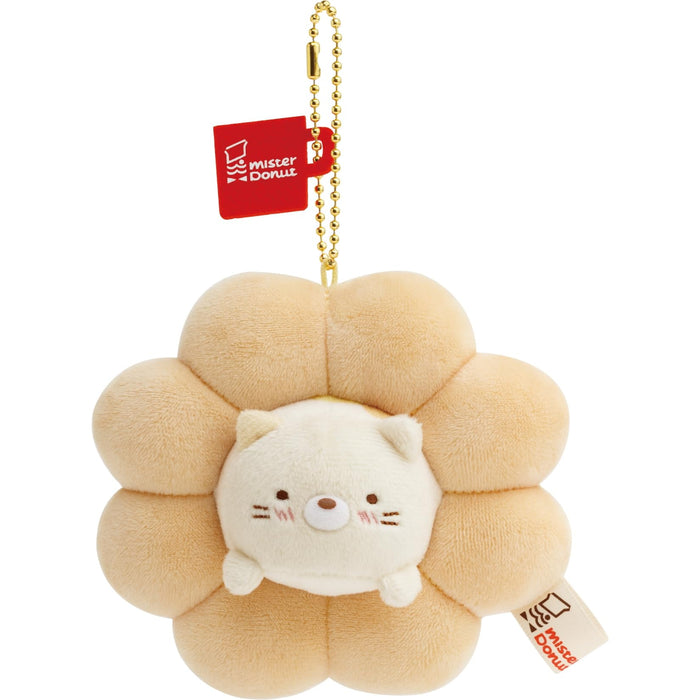 San-X Sumikko Gurashi Plush Cat Donut Pon De Ring Mo48801 Hanging Toy