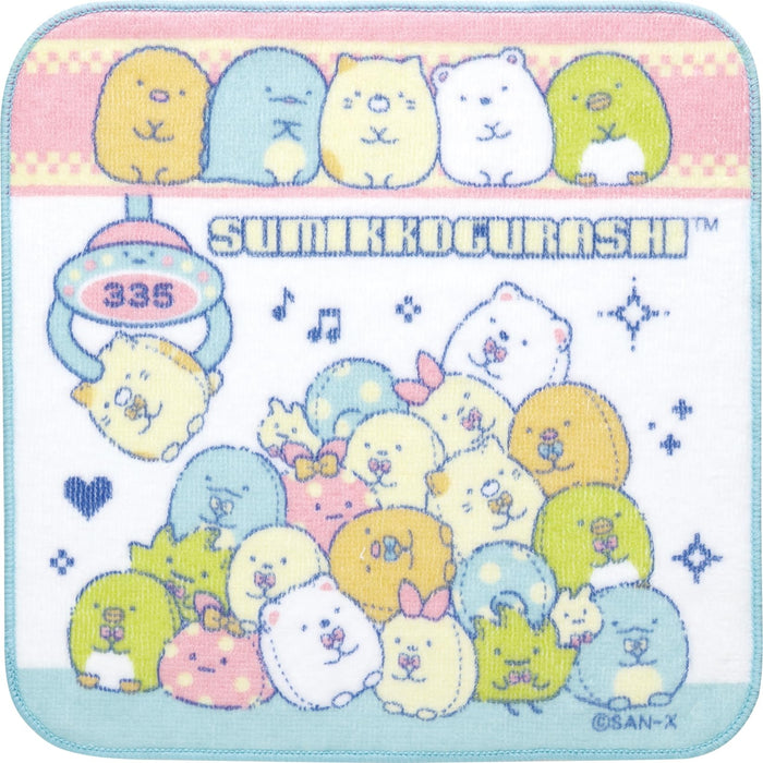 San-X Sumikko Gurashi Petit Towel 21x21cm Soft Cotton Handkerchief