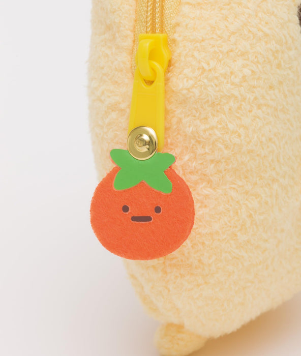 San-X Sumikko Gurashi Plush Fried Shrimp Tail Pass Case H14.5 x W11.5 x D4.5cm