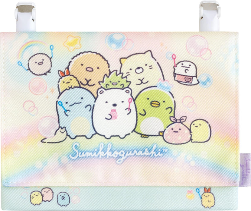 Pochette de poche San-X Sumikko Gurashi Rainbow Ca41402 11 cm x 14,5 cm x 2 cm