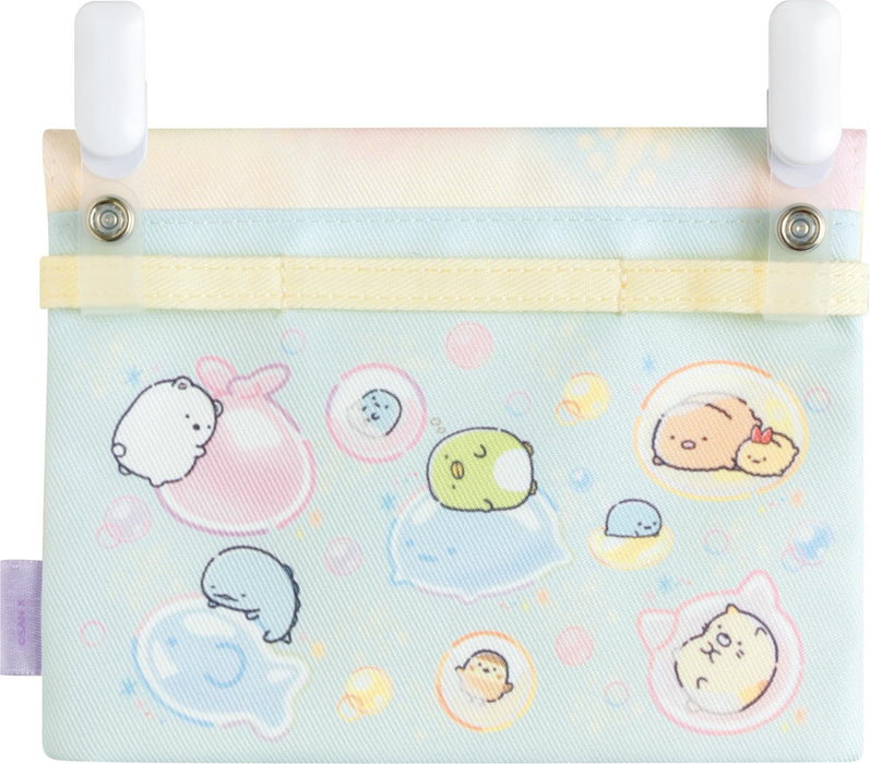 San-X Sumikko Gurashi Pocket Pouch Rainbow Ca41402 11cm x 14.5cm x 2cm