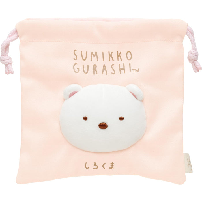 San-X Sumikko Gurashi Eisbär Kordelzugbeutel Ca50601