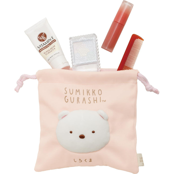 Sac à cordon San-X Sumikko Gurashi motif ours polaire Ca50601