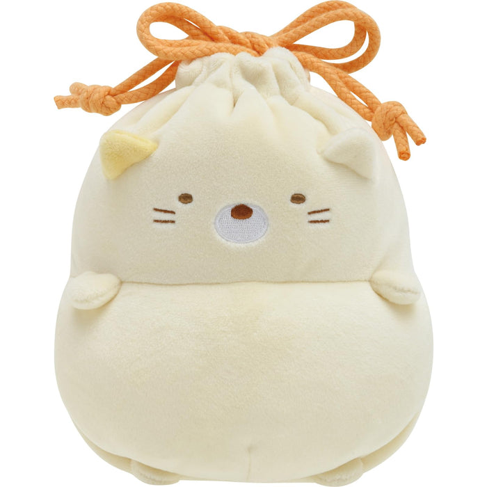 San-X Sumikko Gurashi Cat Drawstring Bag Ca44904 Roomy Lightweight Design