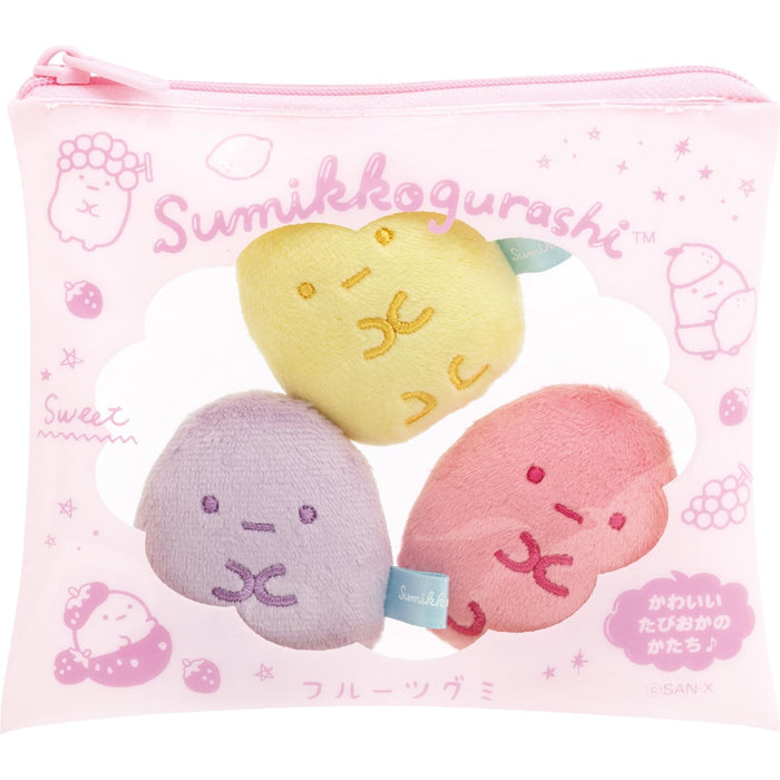 Ensemble de jouets en peluche en forme de bonbons gélifiés Sumikko Gurashi de San-X Sumikko Market H13xL14,5xP2cm