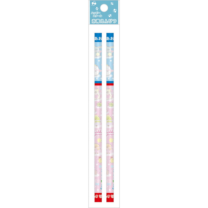 San-X Sumikko Gurashi Red and Blue Pencil PH19402 Classic Writing Tool