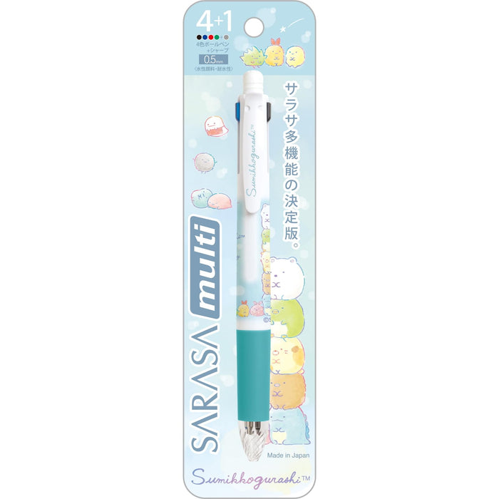 San-X Sumikko Gurashi Sarasa Multi 4+1 Stift Pr08902