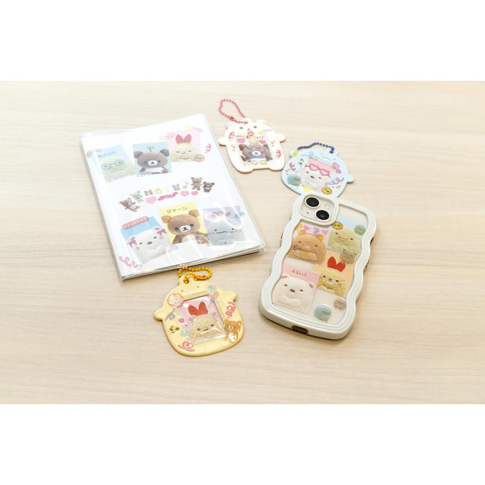 San-X Sumikko Gurashi Selectable Photo Keychain Tonkatsu Model Ab26407