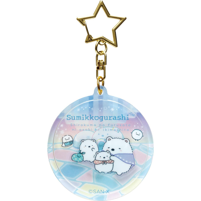 San-X Sumikko Gurashi Polar Bear Acrylic Keychain Ab23102