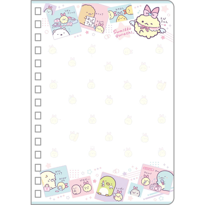 San-X Sumikko Gurashi Aufkleber-Notizbuch SE62801 H156 B110mm