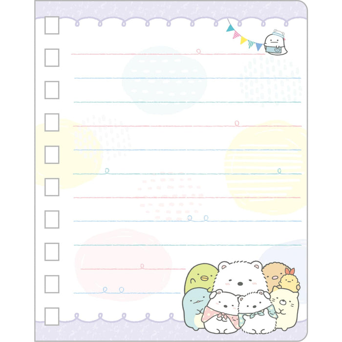 Mémo San-X Sumikko Gurashi avec poche transparente Mh21302