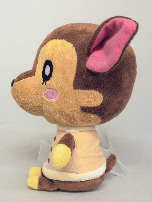 Peluche Doremi Animal Crossing de Sanei Boeki L10,5 x P12,5 x H20,5 cm