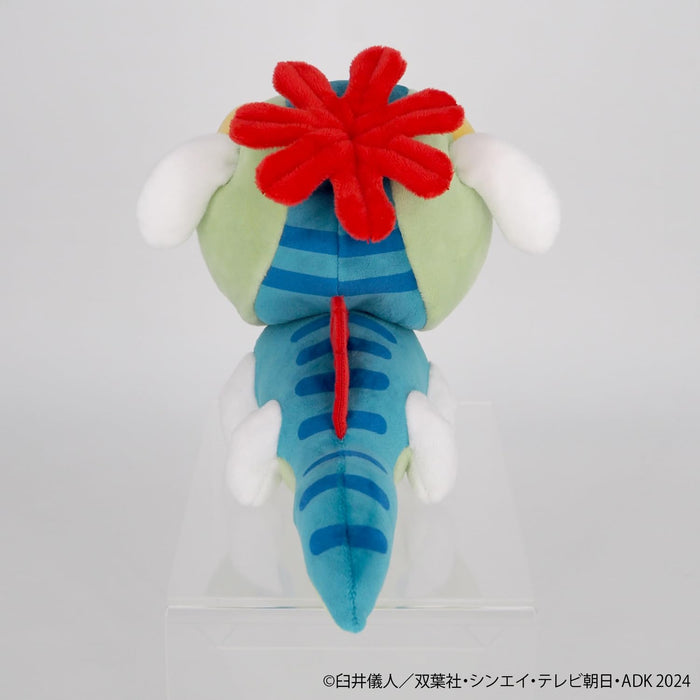 Sanei Boeki Crayon Shin-Chan Dinosaure Shiro Peluche Petit Modèle 13x22x15cm