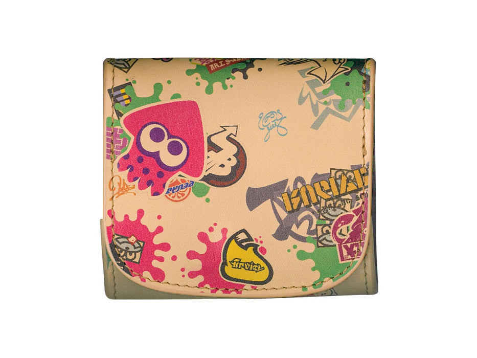 Sanei Boeki Favorite+ Genuine Leather Coin Case Splatoon 2 7.5Cm Tall