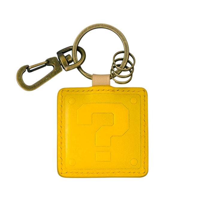 Sanei Boeki Favorite+ Genuine Leather Keychain Super Mario 11.3Cm