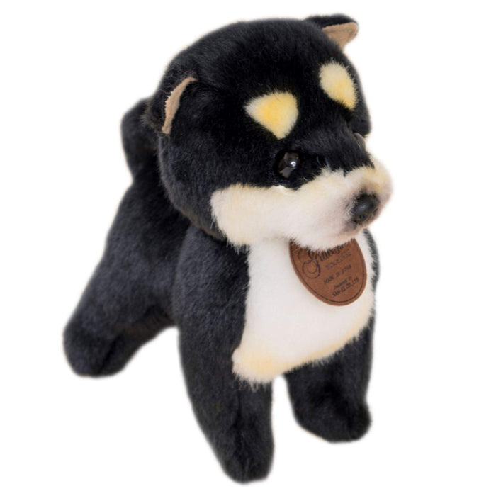 Sanei Boeki Graceful Shiba Inu Small Black Plush Toy 24cm Made in Japan