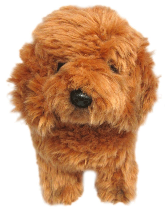 Sanei Boeki Graceful Dog Toy Poodle S Apricot Standing Plush 24cm