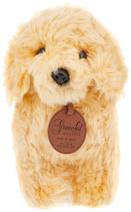 Sanei Boeki Graceful Dog Toy Caniche Crème Peluche 24cm Fabriqué au Japon