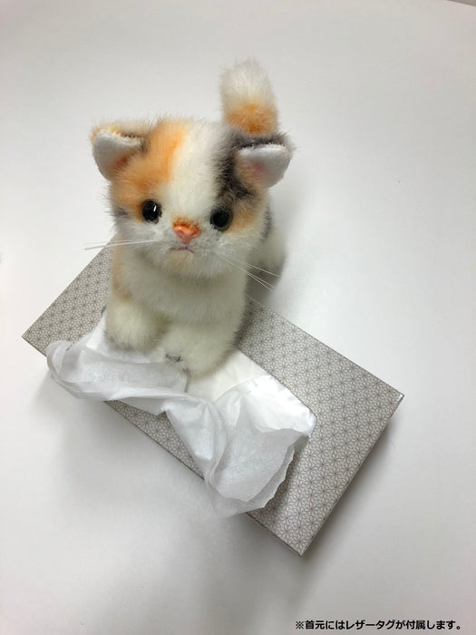 Sanei Boeki Miiya Mike Kitten Plush Toy 15Cm - Made in Japan