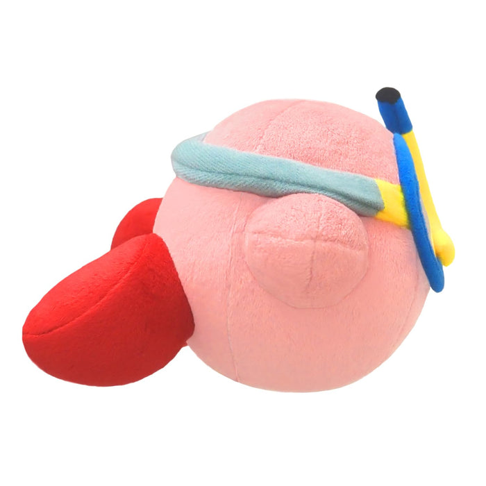 Sanei Boeki Kirby Of The Stars Plush Toy - 16.5x16x10.5cm All Star Collection KP72