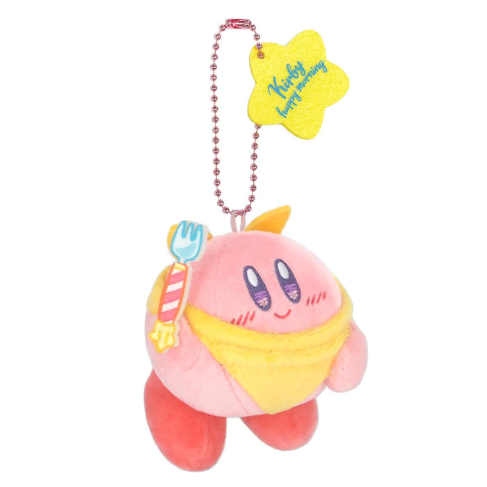 Sanei Boeki Kirby's Breakfast Mascot Plush 8x9x8cm - Happy Morning KHM-04