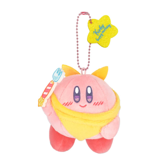 Sanei Boeki Kirby's Breakfast Mascot Plush 8x9x8cm - Happy Morning KHM-04