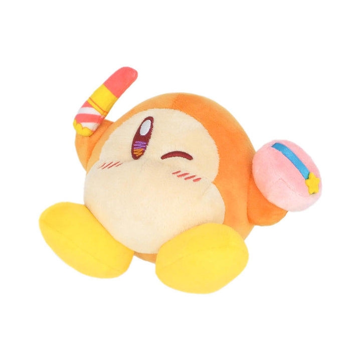 Sanei Boeki Kirbys Happy Morning Waddle Dee Plüschtier 16x12x11cm - Khm-02