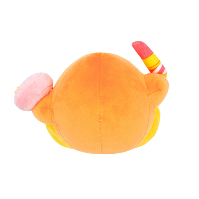 Sanei Boeki Kirby's Happy Morning Waddle Dee Plush Toy 16x12x11cm - Khm-02