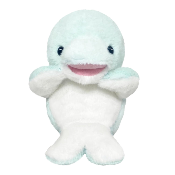 Sanei Boeki Kyunkoro Dolphin Plush Toy 10x12x12cm - Soft & Cuddly