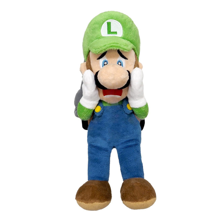 Peluche Sanei Boeki Luigi's Mansion 2 Luigi Strobe Head 10x13x25cm