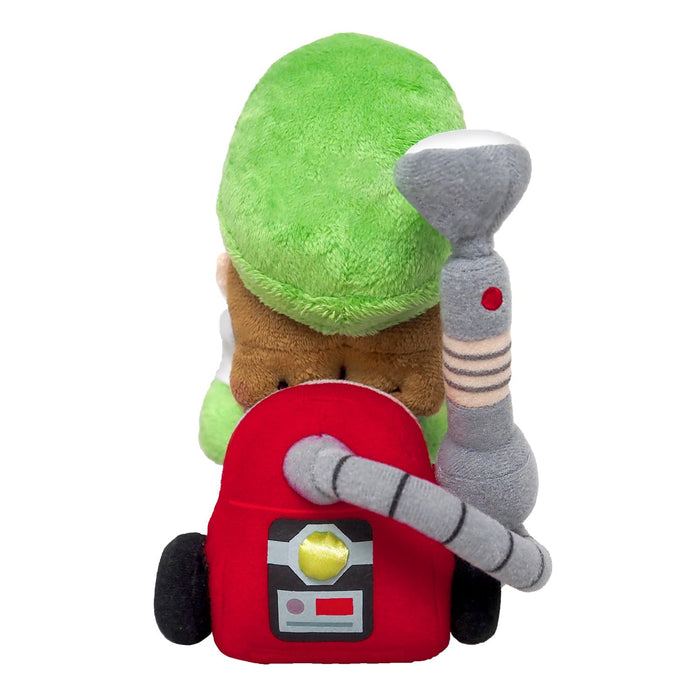 Sanei Boeki Luigi's Mansion 2 Luigi Strobe Head Plush Toy 10x13x25cm