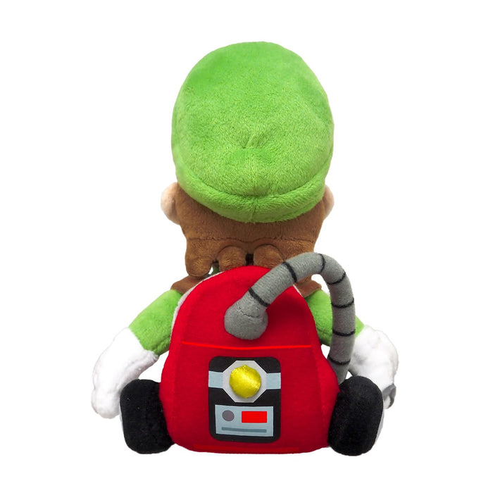 Sanei Boeki Luigi's Mansion 2 Luigi Peluche Tête d'aspirateur 13x13x25cm