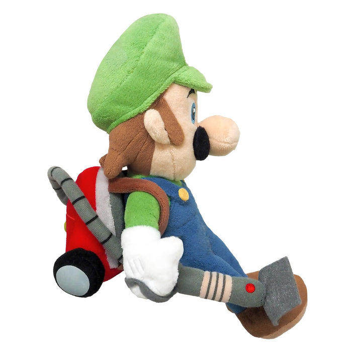 Sanei Boeki Luigi's Mansion 2 Luigi Peluche Tête d'aspirateur 13x13x25cm