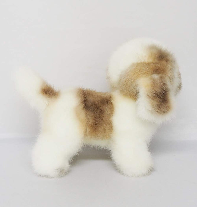 Peluche chiot gracieux Shih Tzu de Sanei Boeki 16 cm - Fabriqué au Japon