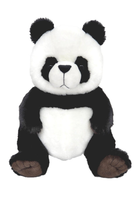 Peluche panda assis de taille moyenne Sanei Boeki Moffly 12 pouces