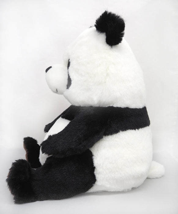 Peluche panda assis de taille moyenne Sanei Boeki Moffly 12 pouces