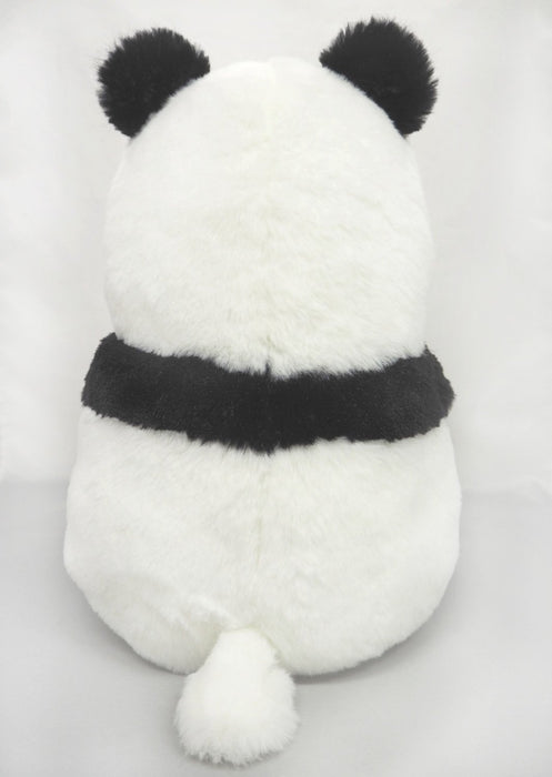 Peluche panda assis de taille moyenne Sanei Boeki Moffly 12 pouces