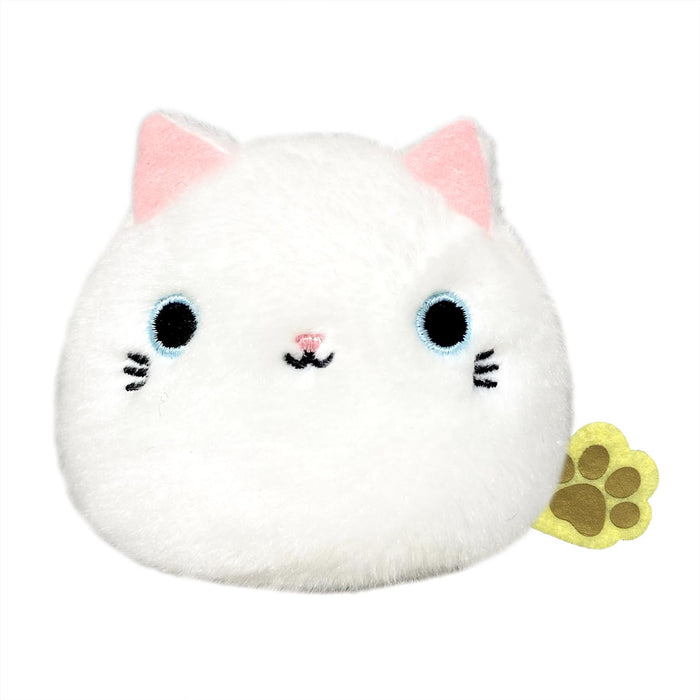 Peluche Sanei Boeki Nekodango Blanc 9x8x7cm