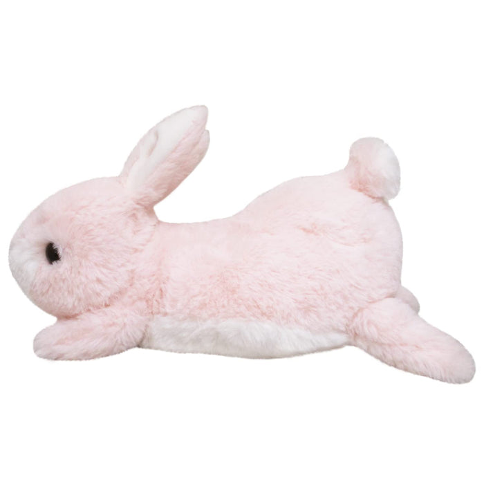 Peluche Lapin Animal Moffly Originale Sanei Boeki Rose 13x28x11cm