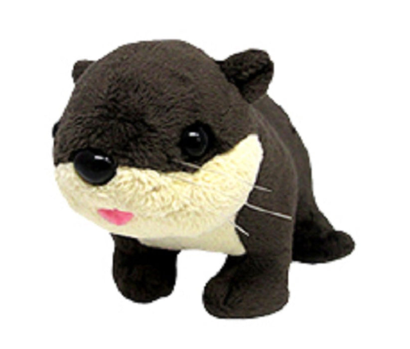 Sanei Boeki Original Plush Toy Jiggly Animal Otter 7x14x7 cm