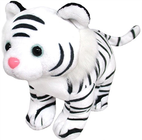 Peluche Tigre Blanc Original Sanei Boeki 6,5x15x11,5Cm