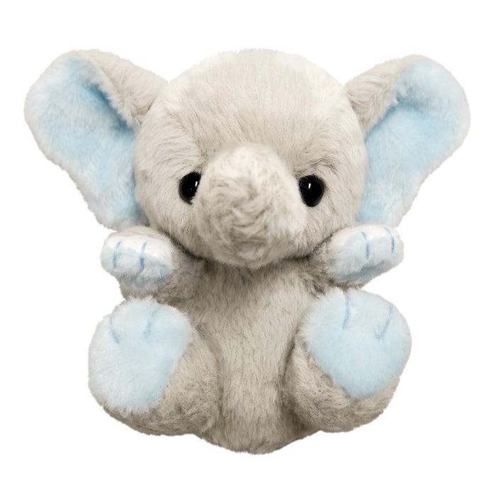 Sanei Boeki Kyunkoro Elefant Plüschtier B10xT12xH12cm Weiches Kuscheltier