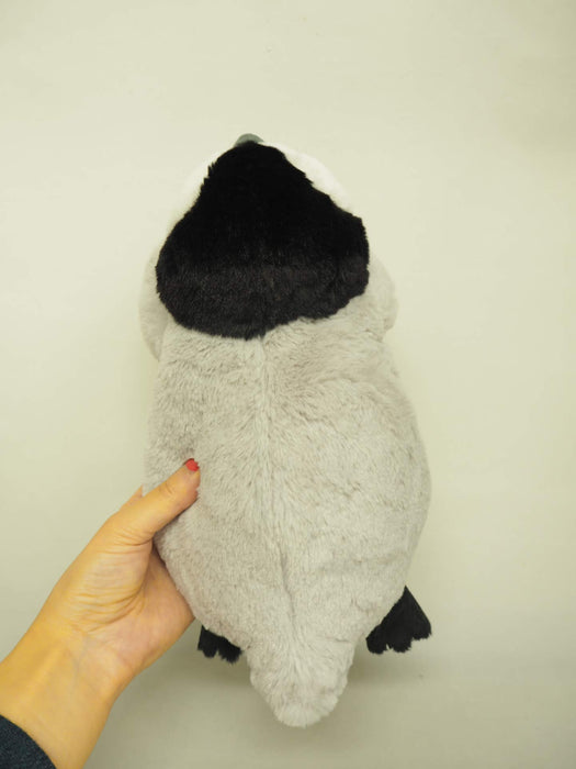 Peluche originale Moffly Penguin de Sanei Boeki 14x27x12cm