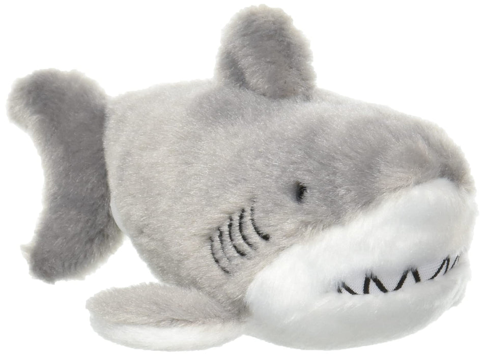 Sanei Boeki Plush Toy Pururun Marine Great White Shark 5.5x17x5.5Cm