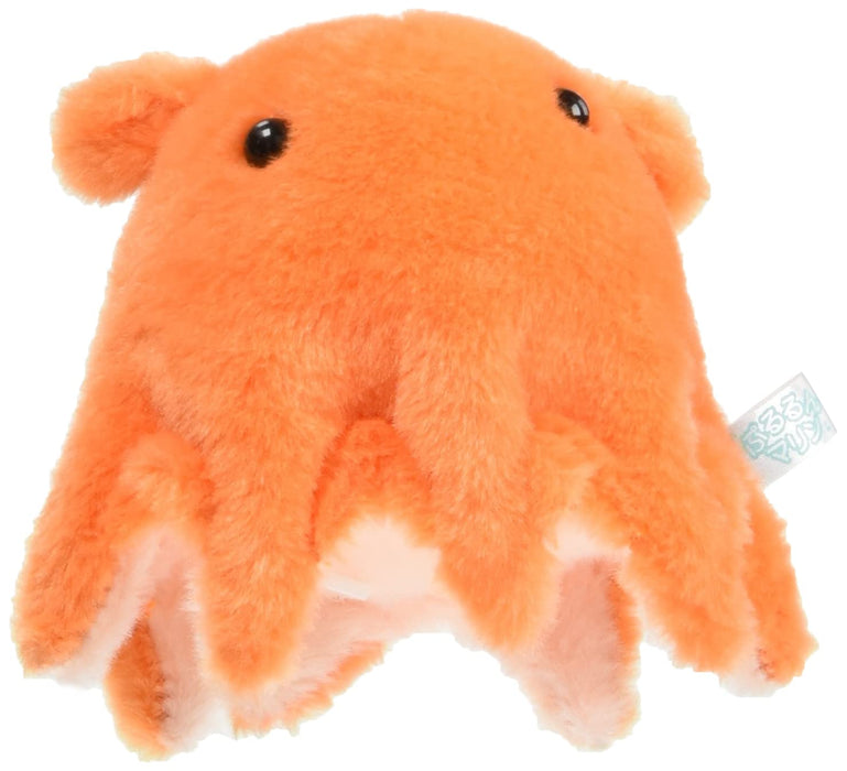 Sanei Boeki Original Marine Octopus Plush Toy 7x7x9cm